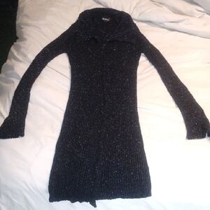 VINTAGE Y2K Stylish Black Women's Cardigan